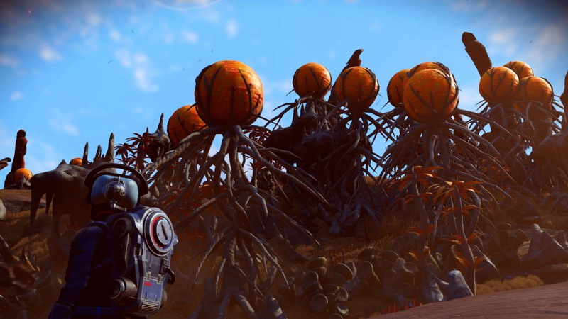 Illustration for article titled No Man's Sky Player Recreates The Nightmare Before ChristmasÂ
